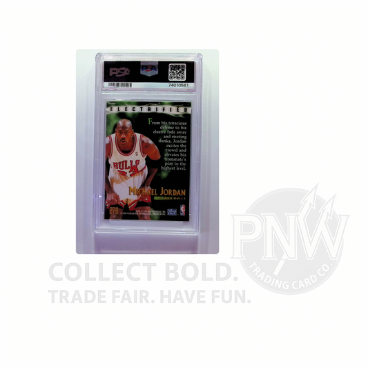 Michael Jordan 1995 96 Skybox Premium Electrified #278 PSA 4