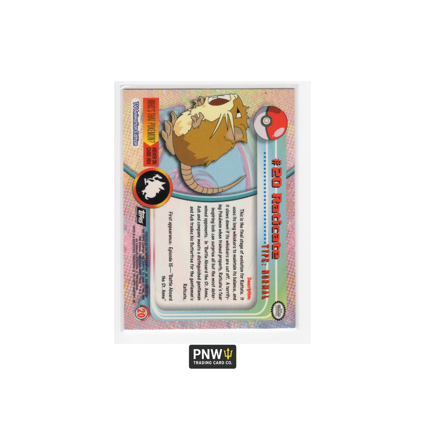 Topps Pokémon TV Animation Edition 7 Card Non-Foil Lot Butterfree, Dewgong, Graveler