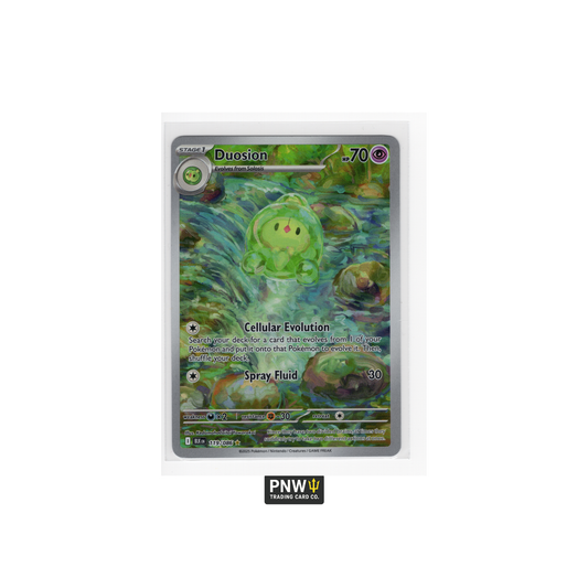 2025 Pokémon TCG Duosion Secret Rare 119/086 BLK EN – Illustration Art Holo