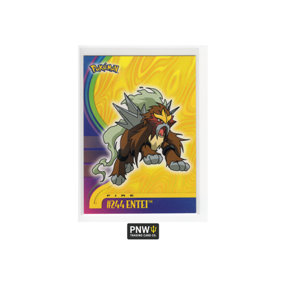 Topps Pokémon Legendary Beasts 2 Card Lot Entei 244 Suicune 245 TV Animation Ed.