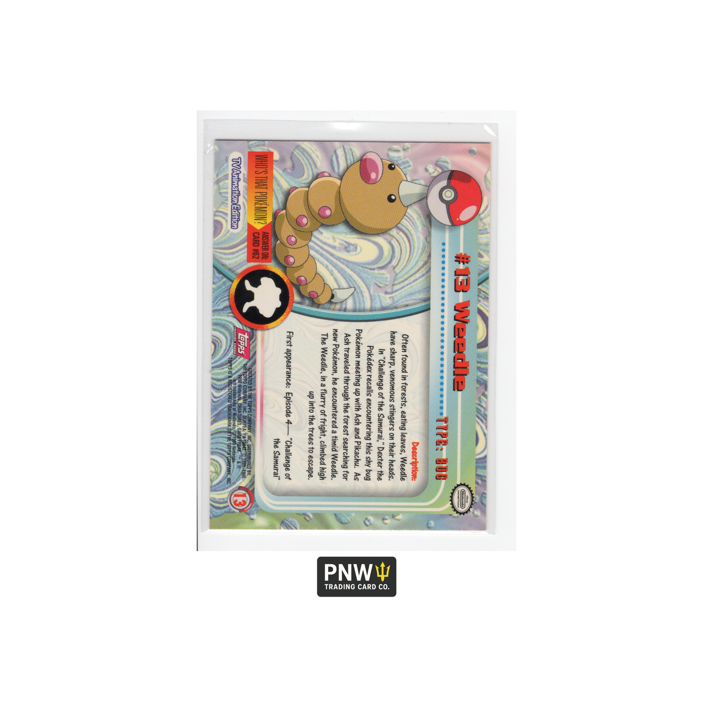 Topps Pokémon TV Animation Edition 7 Card Non-Foil Lot Butterfree, Dewgong, Graveler