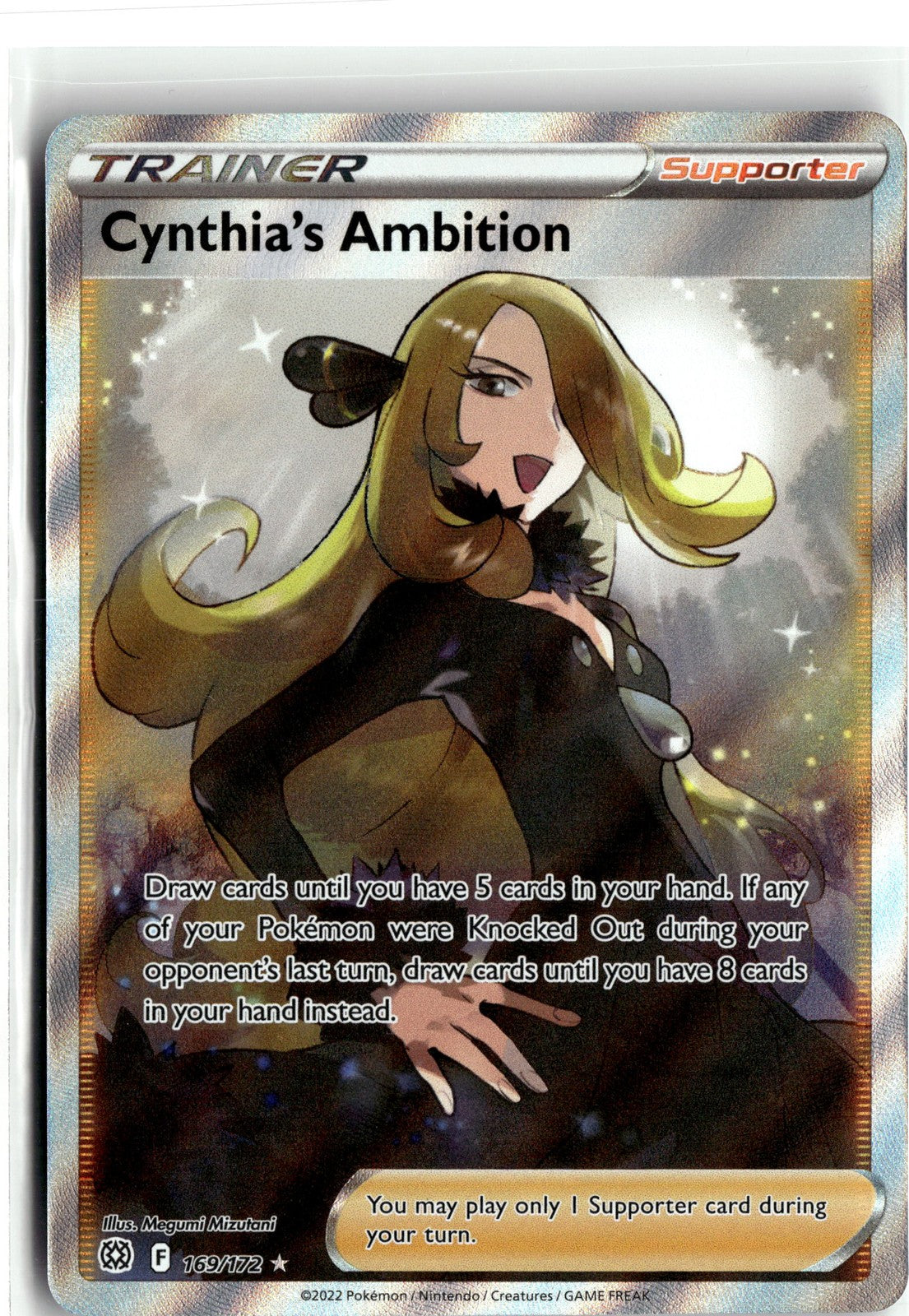 SWSH09: Brilliant Stars #169/172 Cynthia's Ambition (Full Art)