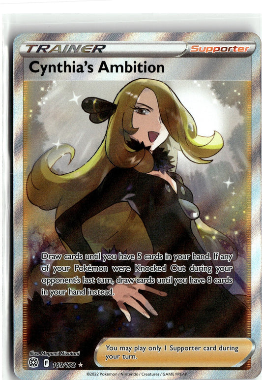 SWSH09: Brilliant Stars #169/172 Cynthia's Ambition (Full Art)