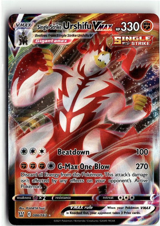 SWSH05: Battle Styles #086/163 Single Strike Urshifu VMAX
