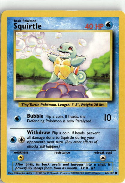 Base Set #063/102 Squirtle