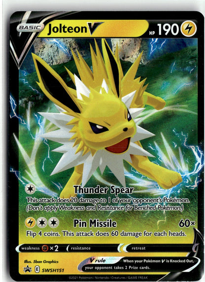 SWSH: Sword & Shield Promo Cards #SWSH151 Jolteon V
