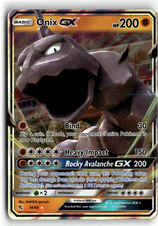 Hidden Fates #36/68 Onix GX