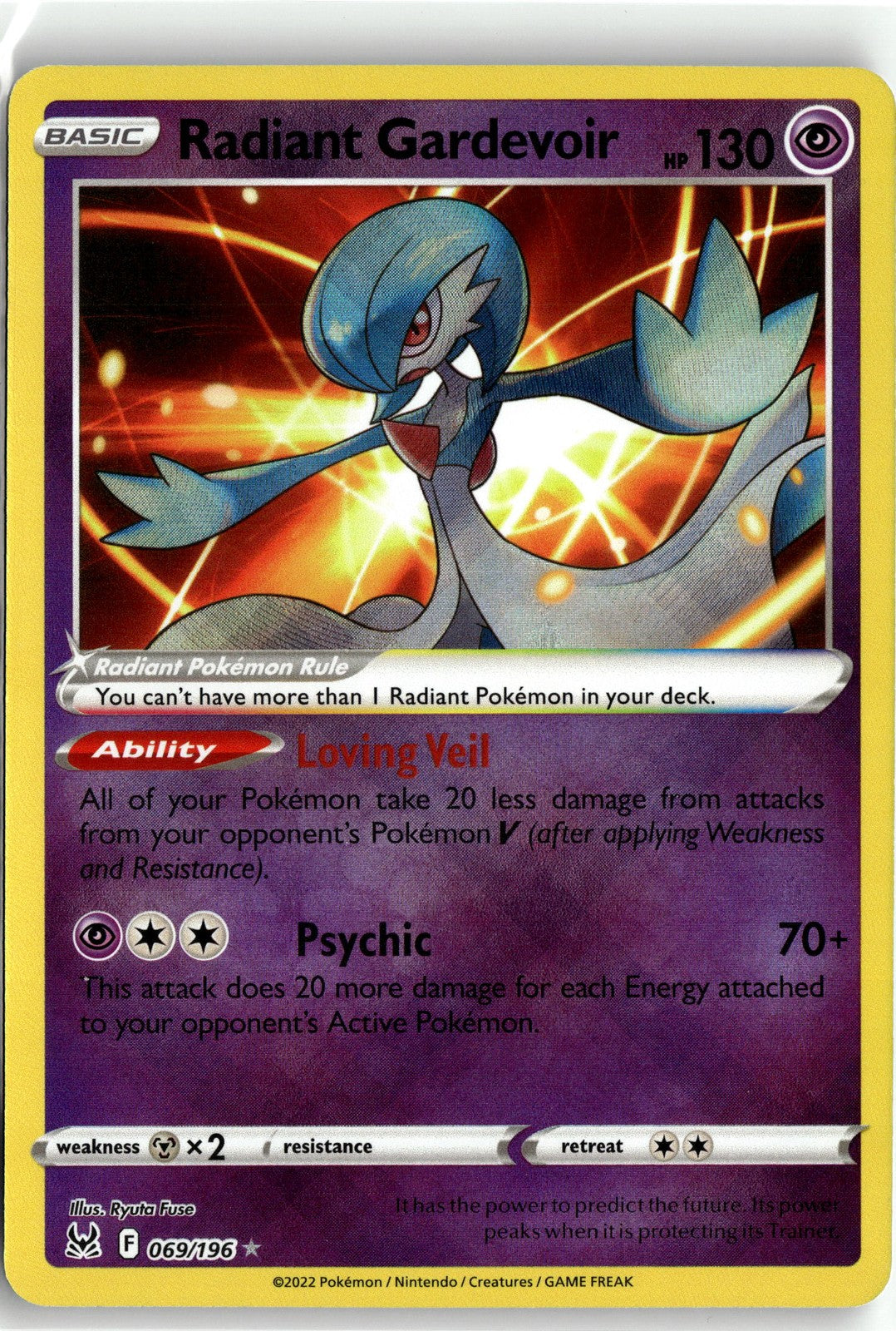 SWSH11: Lost Origin #069/196 Radiant Gardevoir