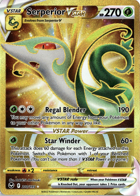 SWSH12: Silver Tempest #210/195 Serperior VSTAR (Secret) (210)