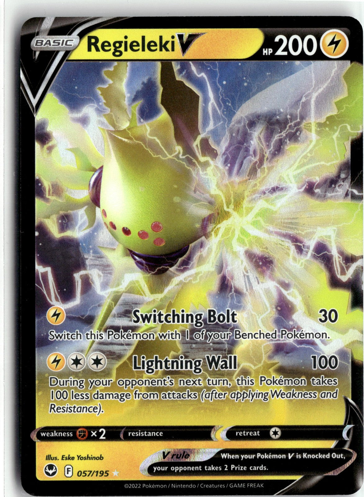 SWSH12: Silver Tempest #057/195 Regieleki V