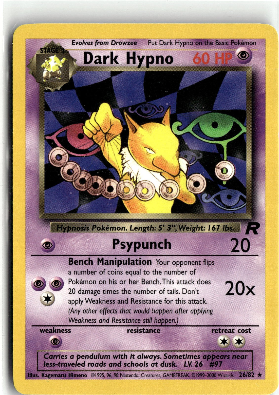 Team Rocket #26/82 Dark Hypno (26)