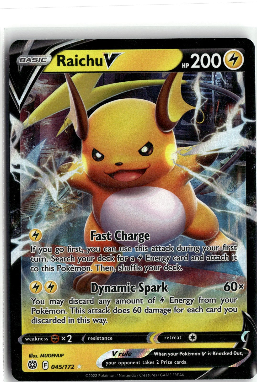SWSH09: Brilliant Stars #045/172 Raichu V