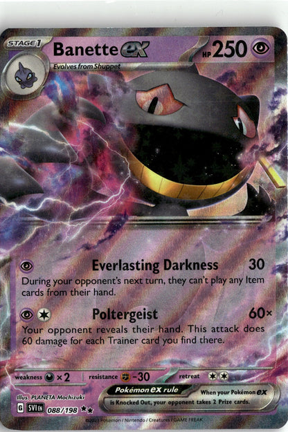 SV01: Scarlet & Violet Base Set #088/198 Banette ex