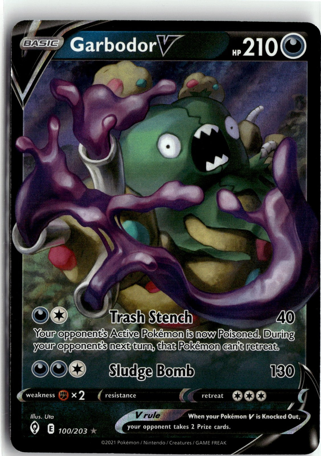 SWSH07: Evolving Skies #100/203 Garbodor V