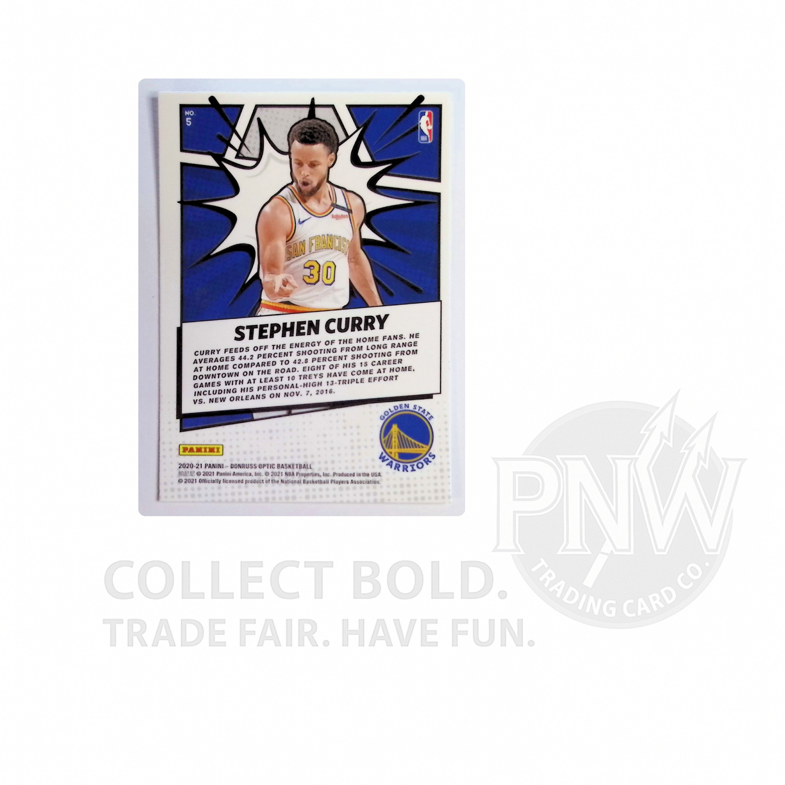 2020-21 Panini Donruss Optic My House Stephen Curry #5