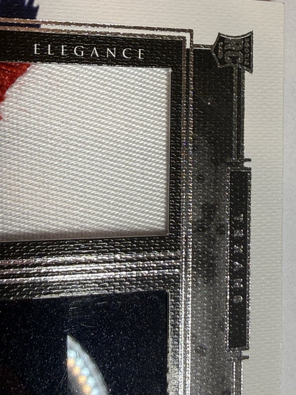 2021 Impeccable Davis Mills Elegance RPA RC Dual Patch Auto 41/75 Houston Texans