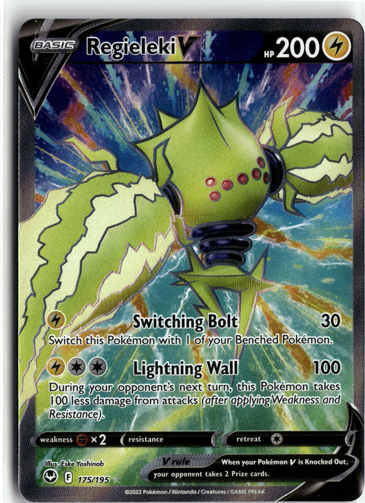 SWSH12: Silver Tempest #175/195 Regieleki V (Full Art)