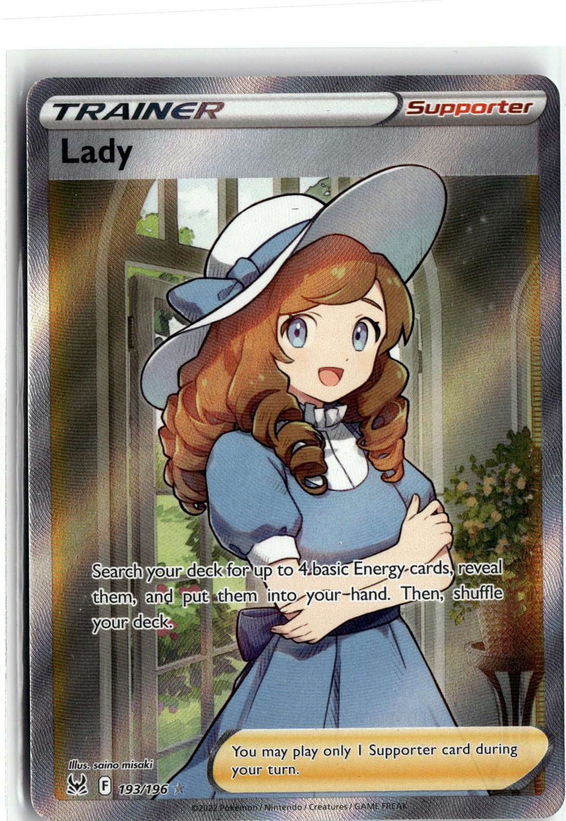 SWSH11: Lost Origin #193/196 Lady (Full Art)