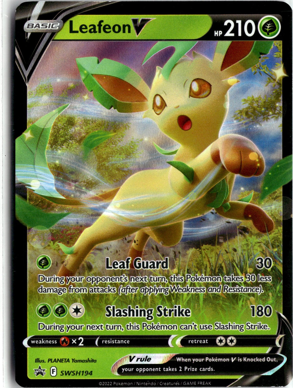 SWSH: Sword & Shield Promo Cards #SWSH194 Leafeon V