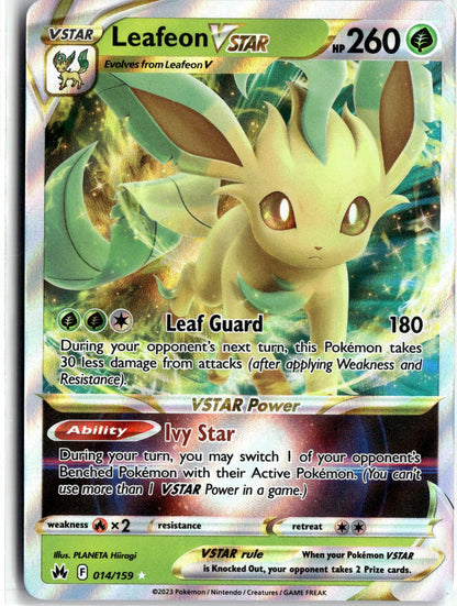 Crown Zenith #014/159 Leafeon VSTAR