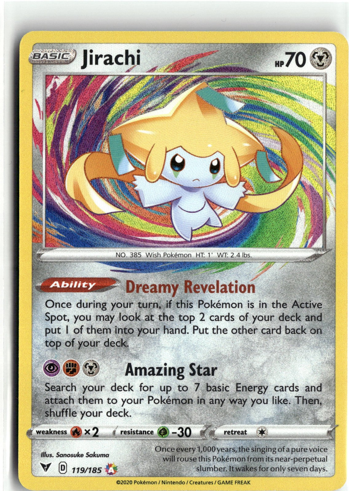 SWSH04: Vivid Voltage #119/185 Jirachi