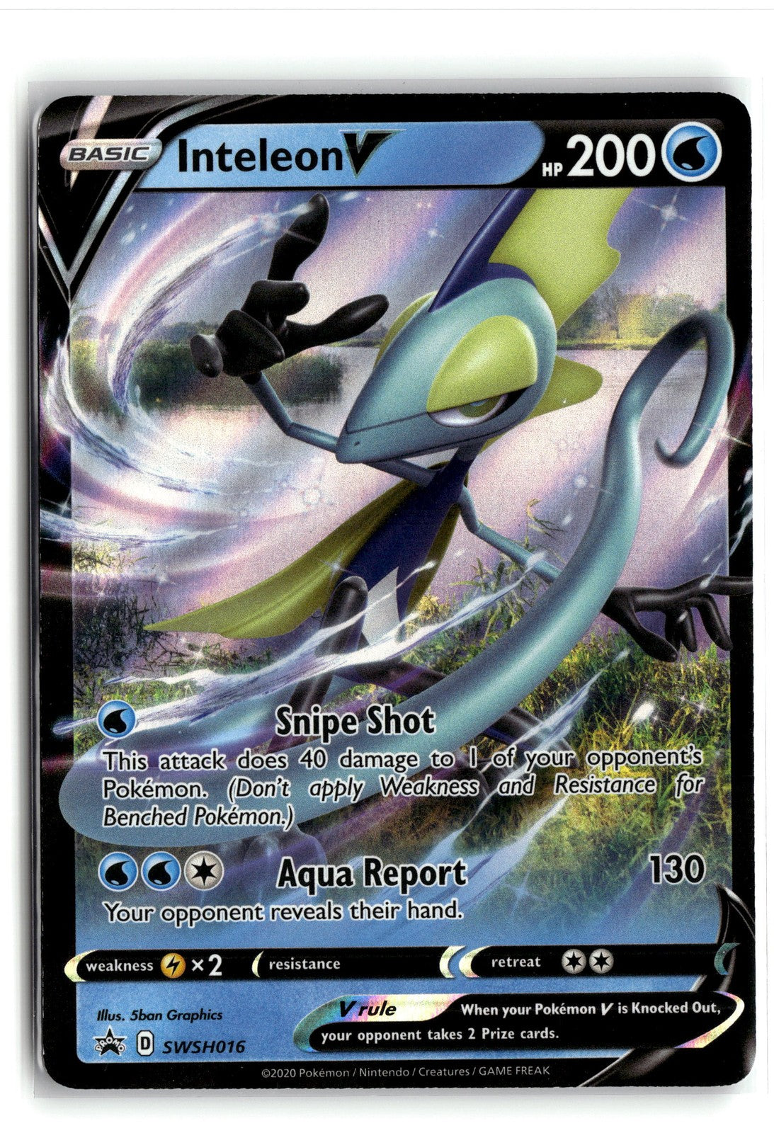 SWSH: Sword & Shield Promo Cards #SWSH016 Inteleon V