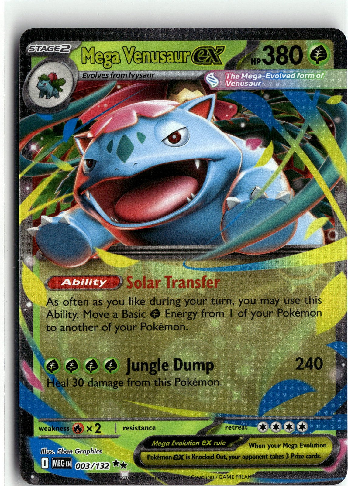 ME01: Mega Evolution #003/132 Mega Venusaur ex