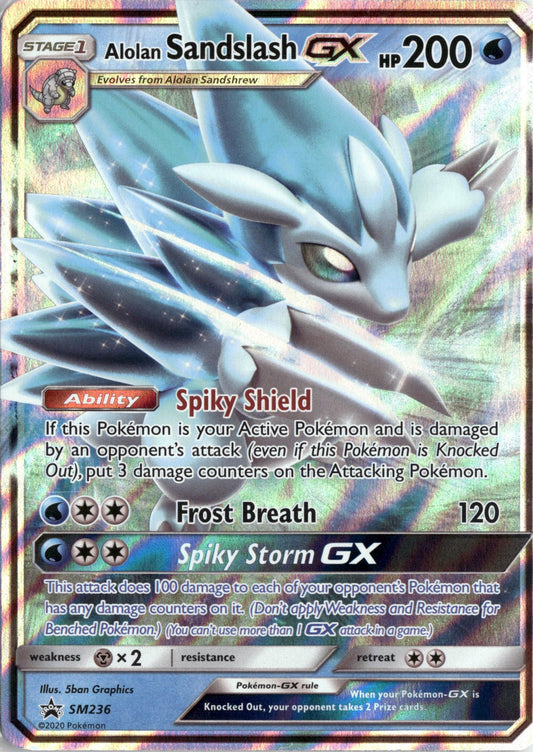 SM Promos #SM236 Alolan Sandslash GX