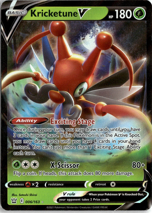 SWSH05: Battle Styles #006/163 Kricketune V