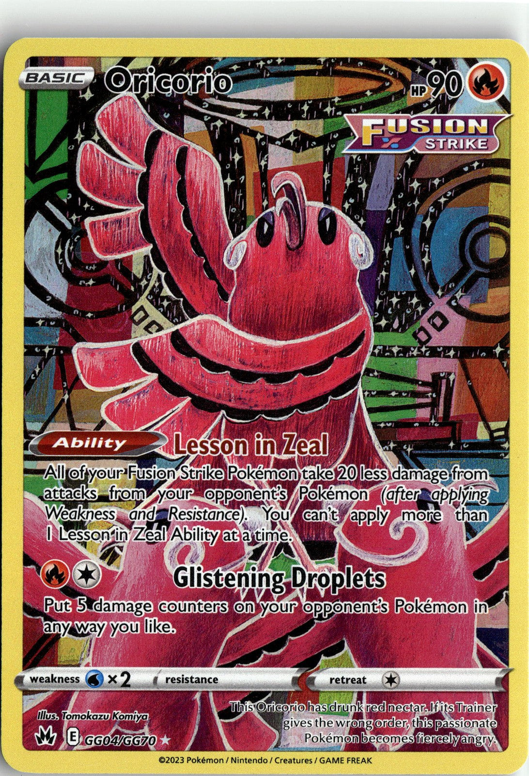 Crown Zenith: Galarian Gallery #GG04/GG70 Oricorio