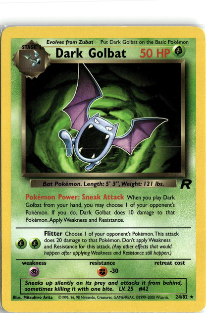 Team Rocket #24/82 Dark Golbat (24)