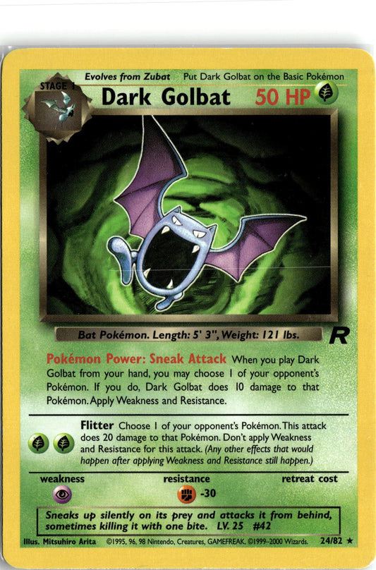 Team Rocket #24/82 Dark Golbat (24)