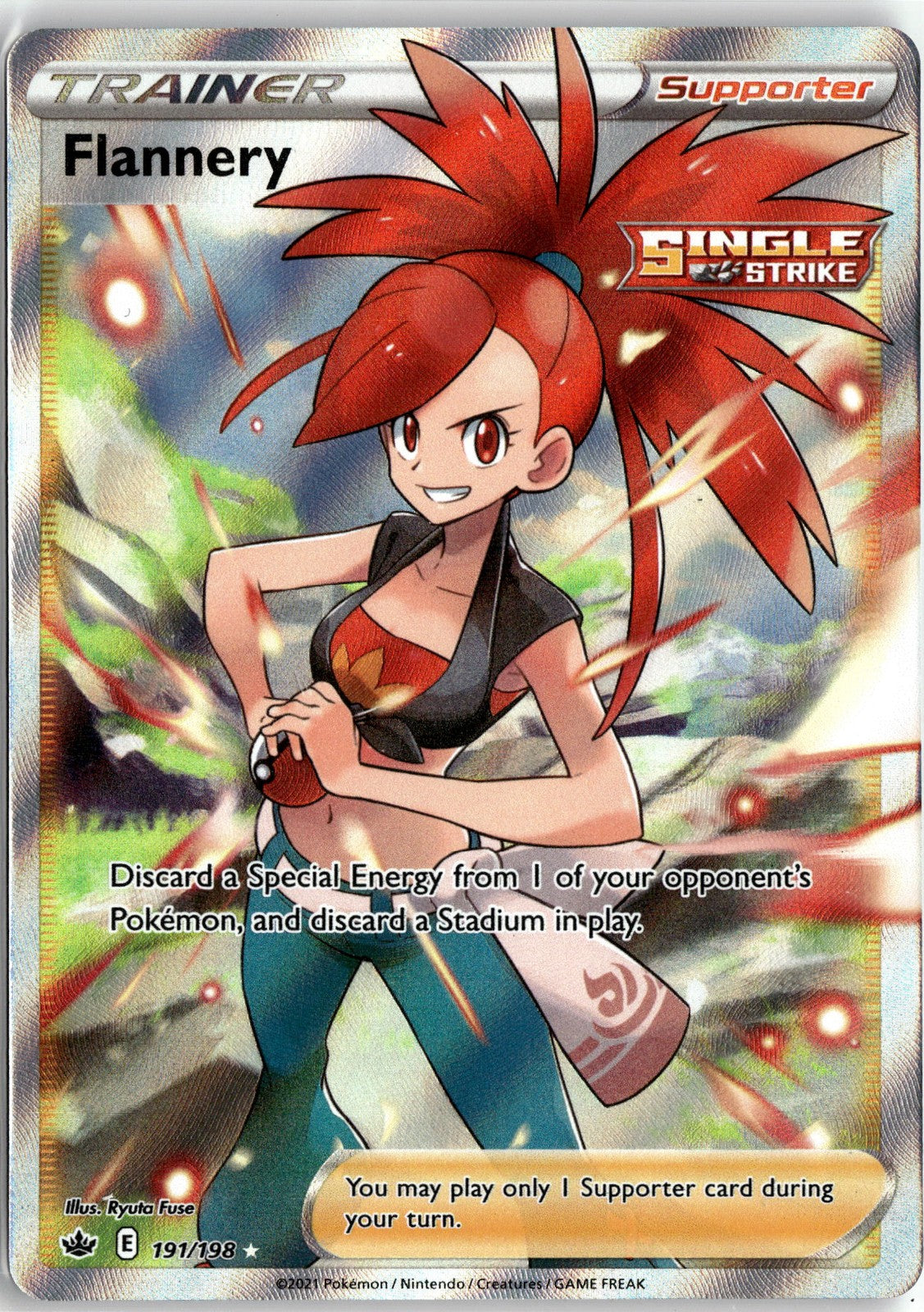 SWSH06: Chilling Reign #191/198 Flannery (Full Art)
