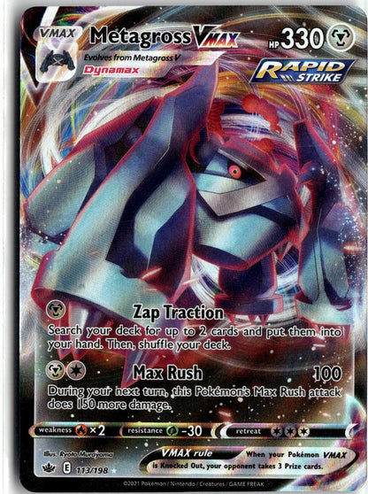 SWSH06: Chilling Reign #113/198 Metagross VMAX
