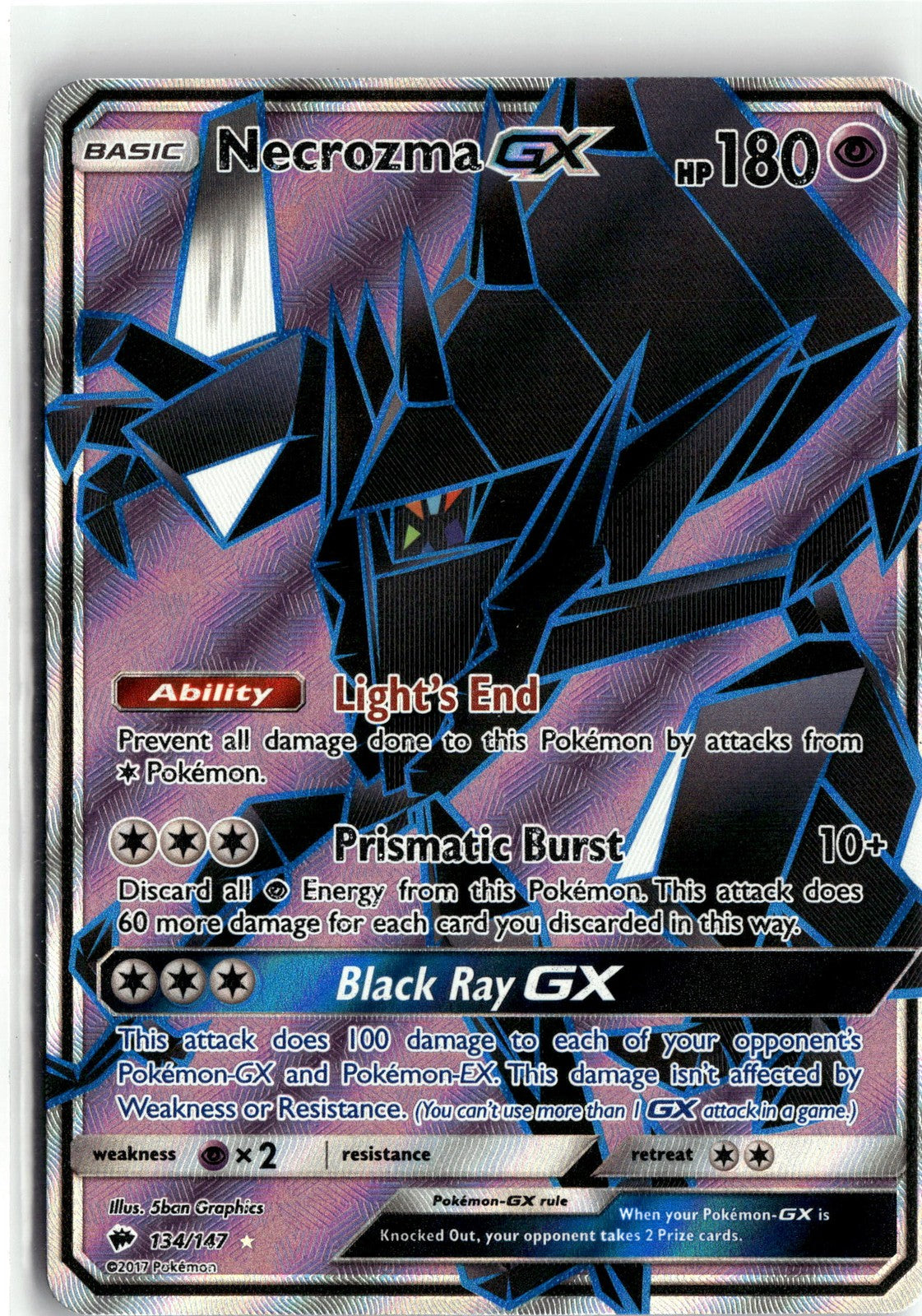 SM - Burning Shadows #134/147 Necrozma GX (Full Art)