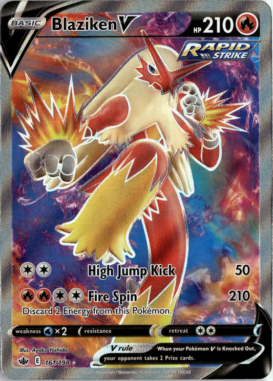 SWSH06: Chilling Reign #161/198 Blaziken V (Full Art)