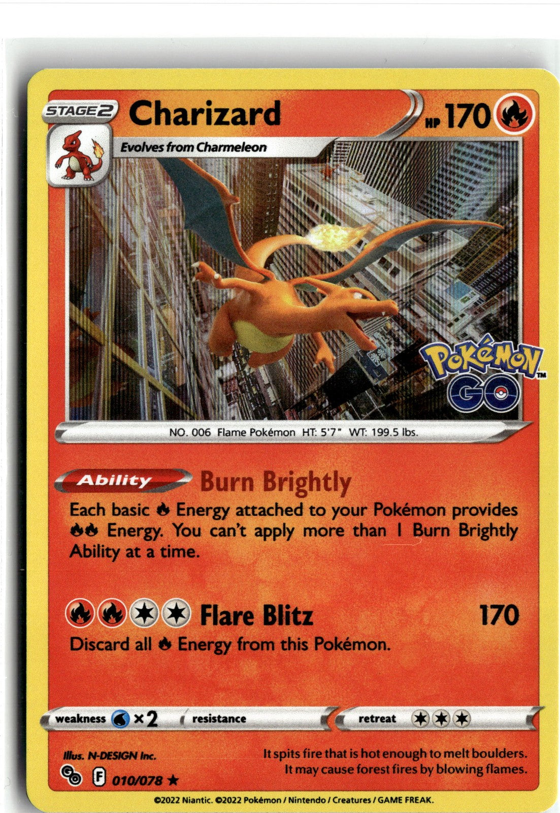 Pokemon GO #010/078 Charizard
