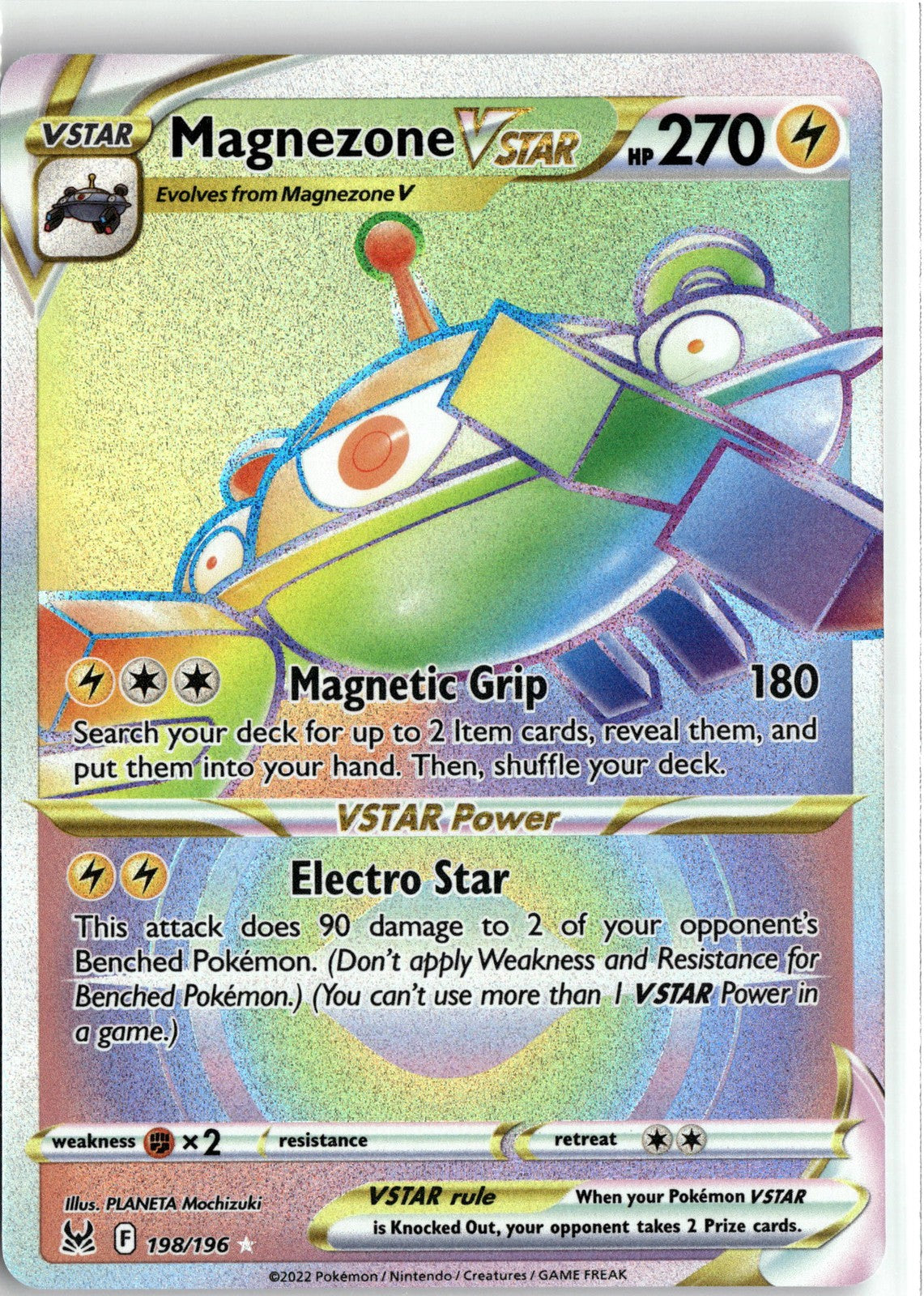SWSH11: Lost Origin #198/196 Magnezone VSTAR (Secret)