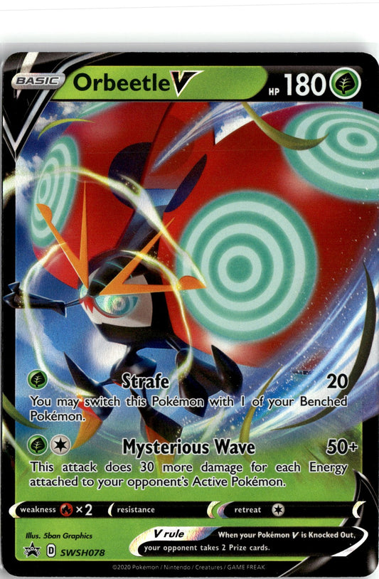 SWSH: Sword & Shield Promo Cards #SWSH078 Orbeetle V