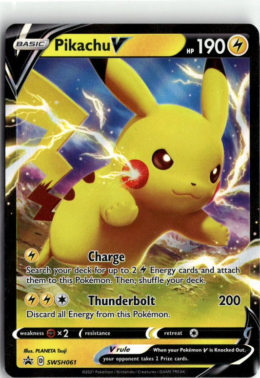 SWSH: Sword & Shield Promo Cards #SWSH061 Pikachu V