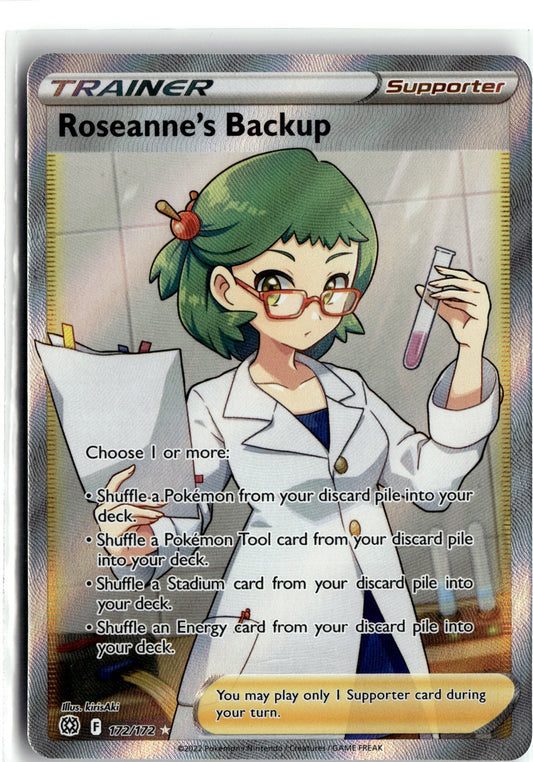 SWSH09: Brilliant Stars #172/172 Roseanne's Backup (Full Art)