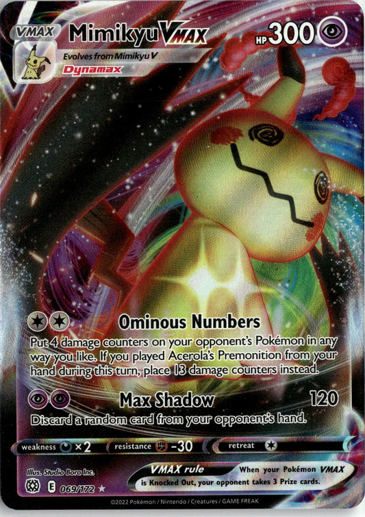 SWSH09: Brilliant Stars #069/172 Mimikyu VMAX