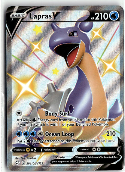Shining Fates: Shiny Vault #SV110/SV122 Lapras V