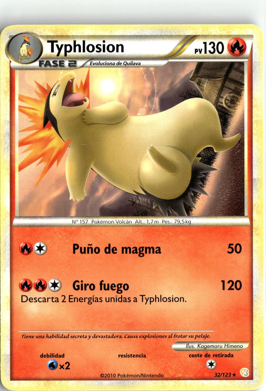 HeartGold SoulSilver #32/123 Typhlosion