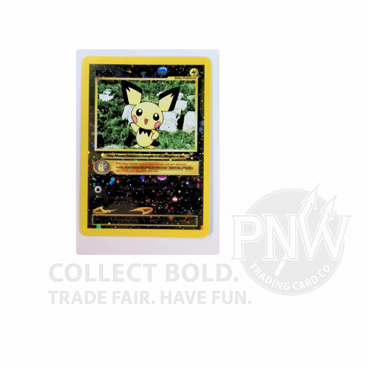 2001 Pokémon Black Star Promo #35 Pichu Reverse Holo Pokémon TCG WOTC NM