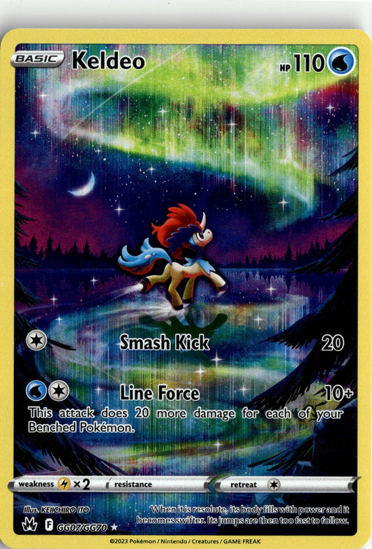 Crown Zenith: Galarian Gallery #GG07/GG70 Keldeo
