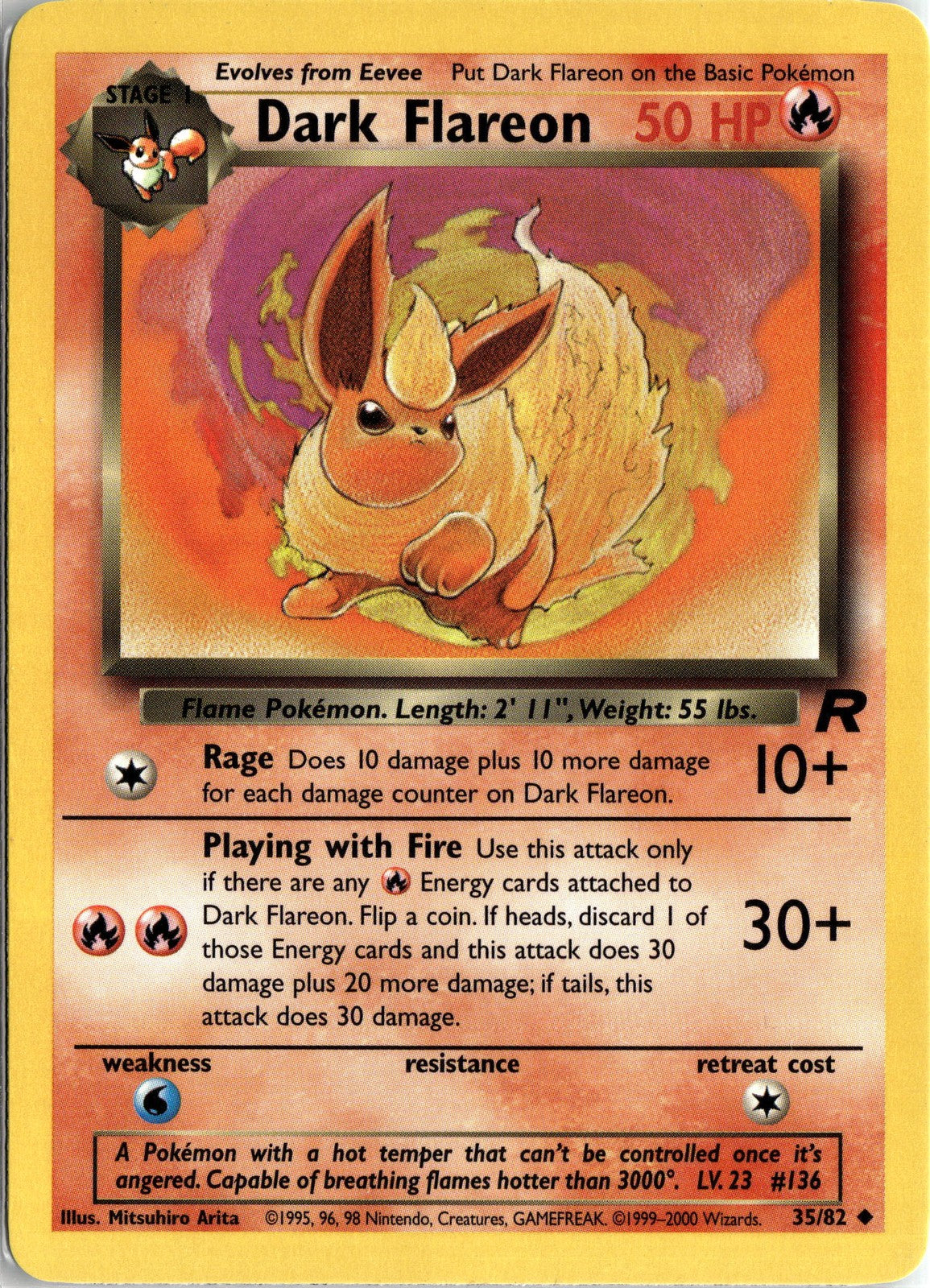 Team Rocket #35/82 Dark Flareon