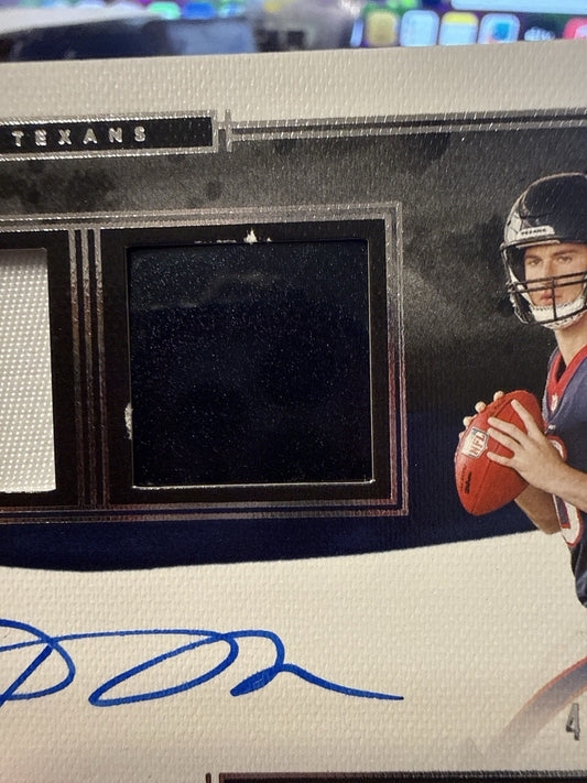 2021 Impeccable Davis Mills Elegance RPA RC Dual Patch Auto 41/75 Houston Texans