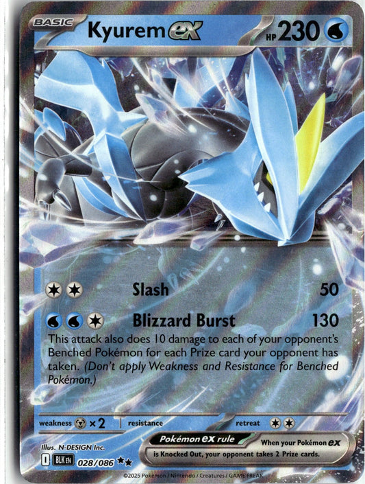 SV: Black Bolt #028/086 Kyurem ex