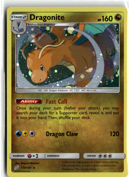 Miscellaneous Cards & Products #119/181 Dragonite